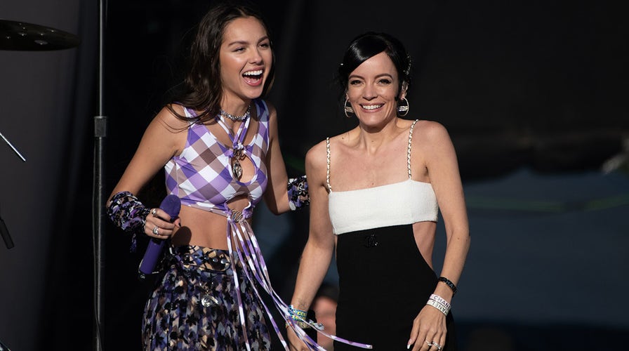 Olivia Rodrigo dedicates 'F--- You' to Supreme Court justices in duet with Lily Allen at Glastonbury festival