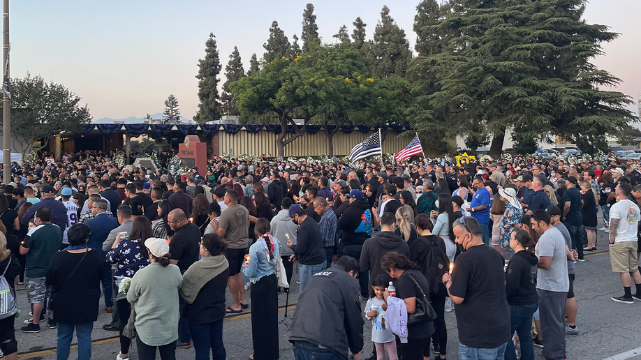 El Monte, California, police vigil