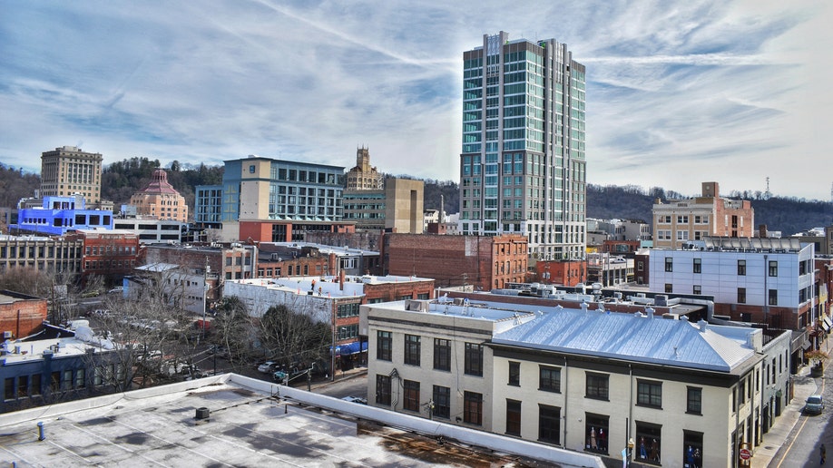 Skyscraper in downtown Asheville, North Carolina