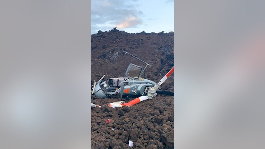 Helicopter crash in Hawaii
