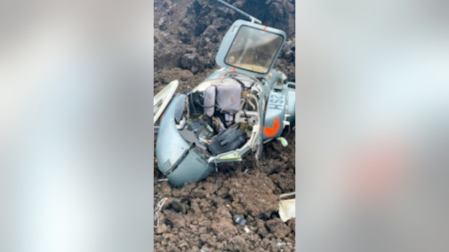 Hawaii scene of helicopter crash