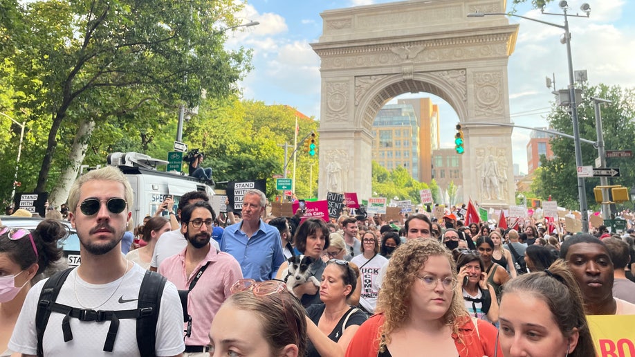 DeBlasio Washington Square Arch