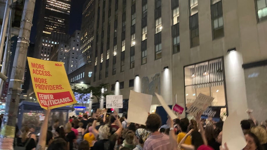 Marching to Times Square