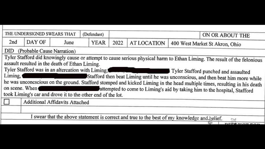 Tyler Stafford accused in death of Ethan Liming