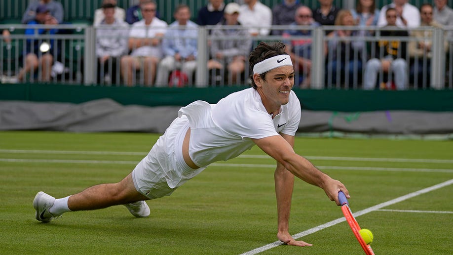 Taylor Fritz in the second round