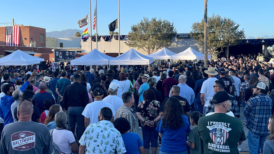 El Monte, California, police vigil