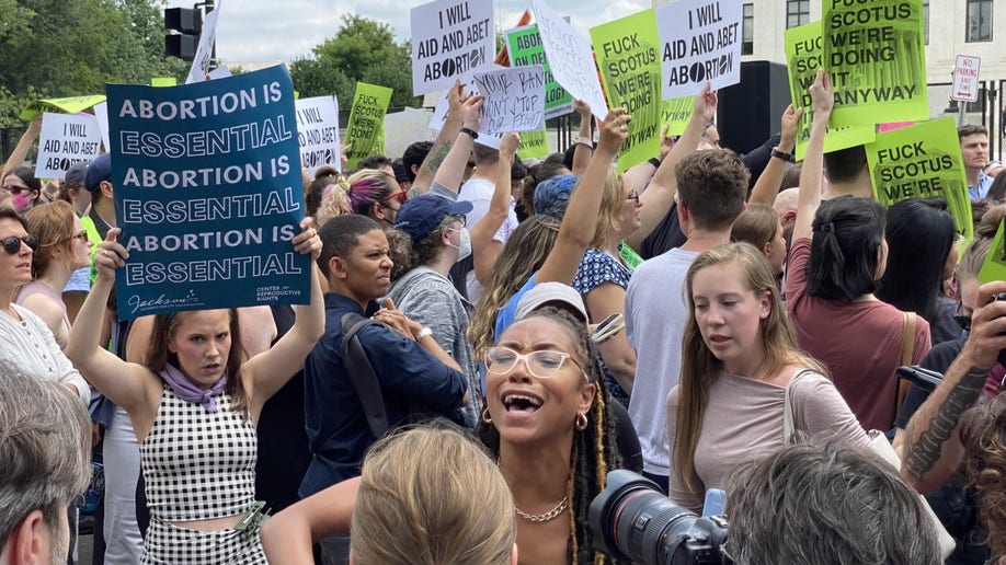 Pro-choice activists react to Supreme Court ruling