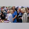 Camilla and Charles at the Oval cricket grround