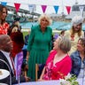 Duchess Camilla with guests