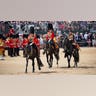 Prince Charles, William, and Princess Anne during Jubilee