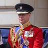 Edward leaves Buckingham Palace for parade