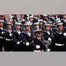Military members during Jubilee Pageant