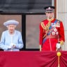 Queen Elizabeth II with Edward, Duke of Kent