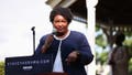 Stacey Abrams, Democratic gubernatorial candidate for Georgia, speaks during a campaign event in Reynolds, Georgia, US, on Saturday, June 4, 2022.