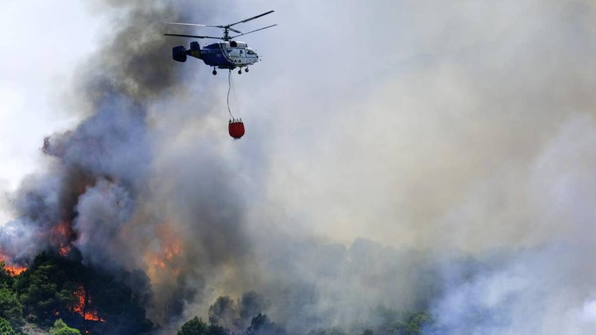 Fire in Spain