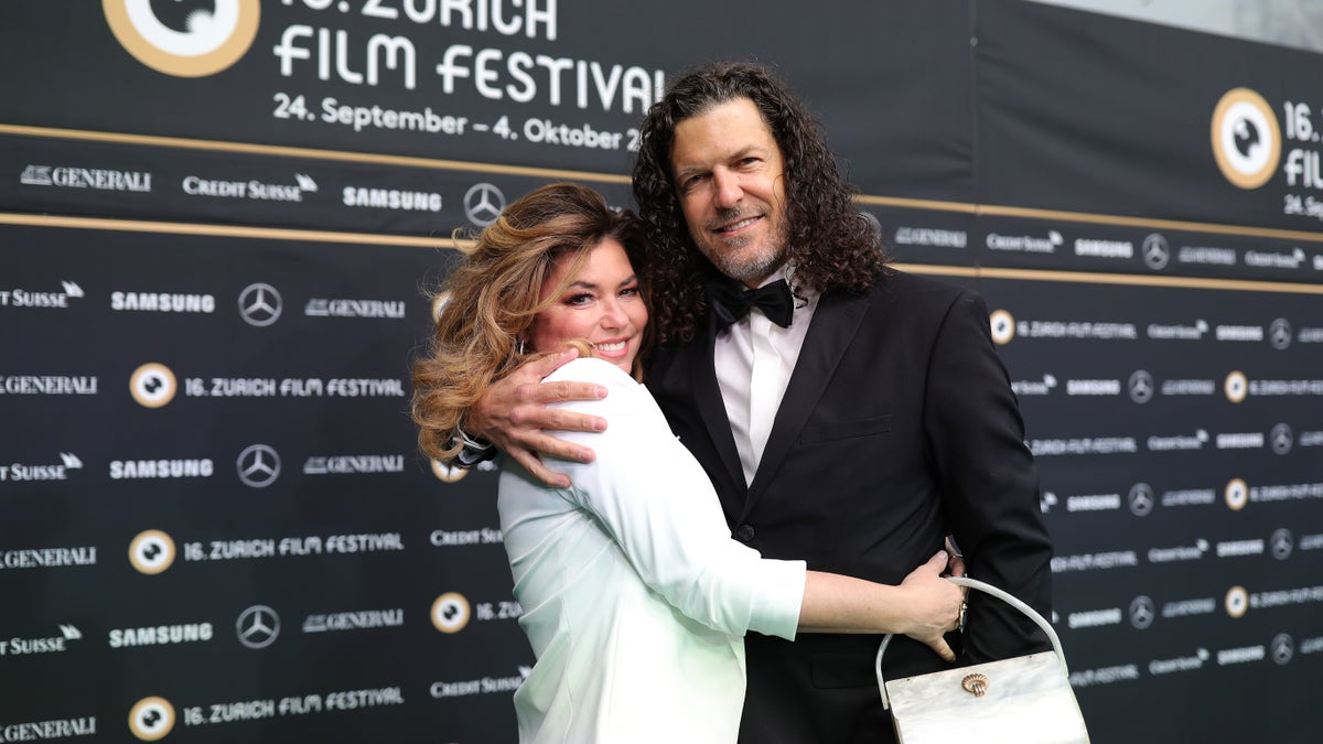 Shania Twain and her husband Frederic Thiebaud