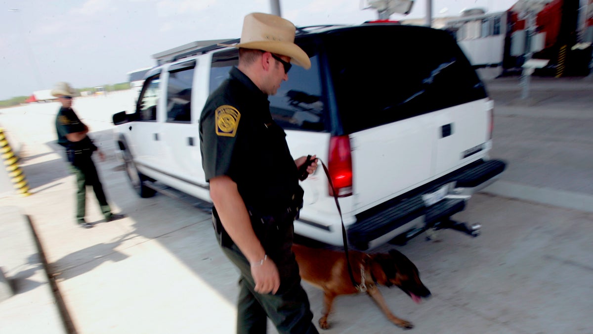 Border Patrol checkpoint in Laredo, Texas