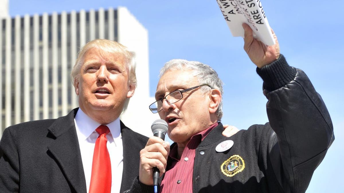 Carl Paladino with Donald Trump in New York, 2014