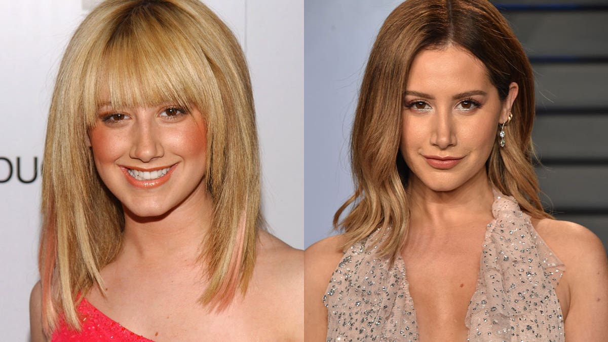 Ashley Tisdale before and after