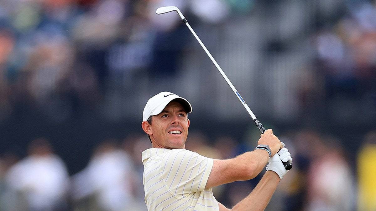 Rory McIlroy at the Open