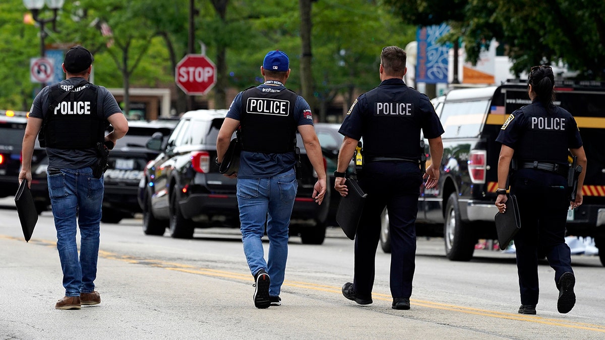 Four police at 4th of July IL parade