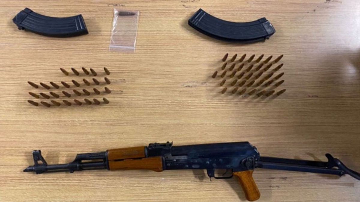 AK-47 with ammunition 