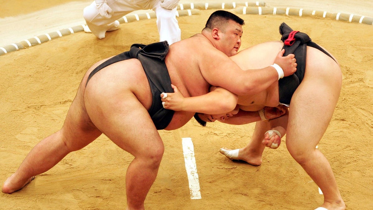 Sumo wrestlers World Games