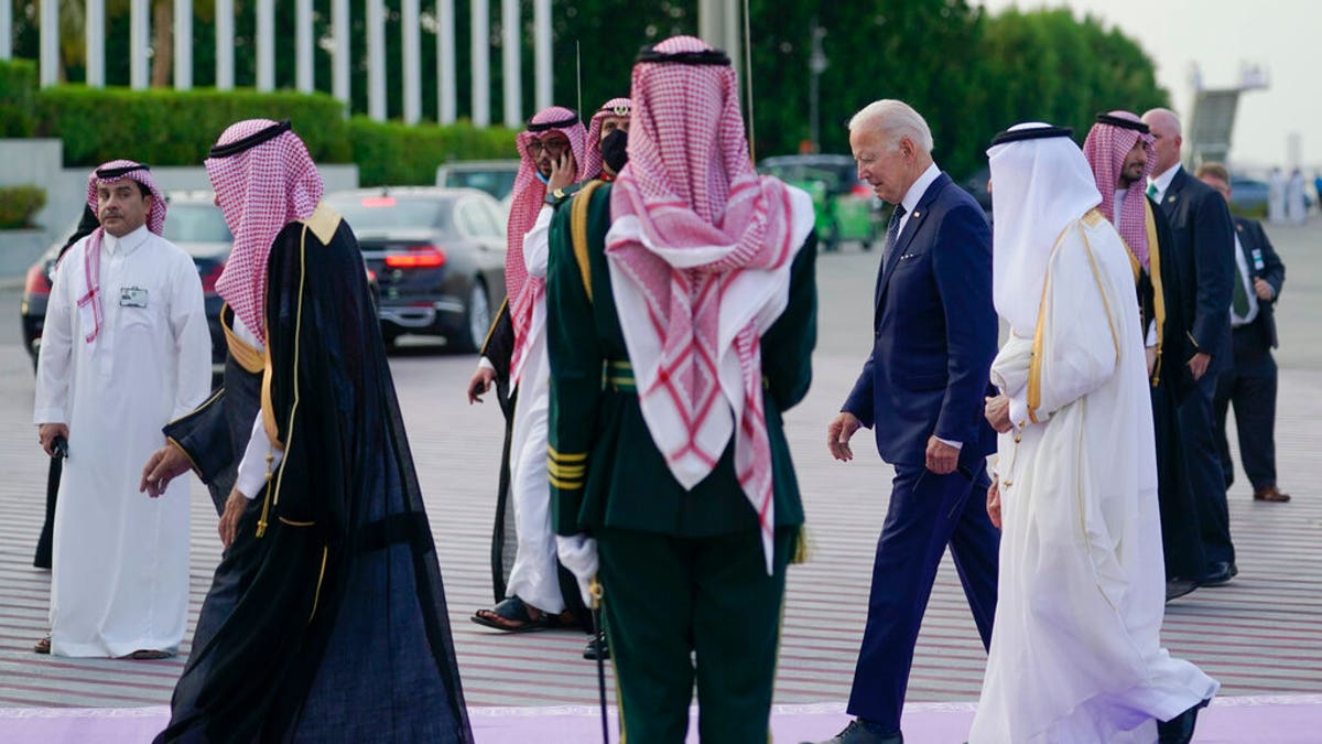 Biden at Saudi Airport