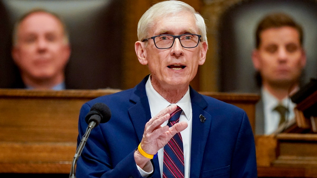 Wisconsin Gov. Tony Evers speaking