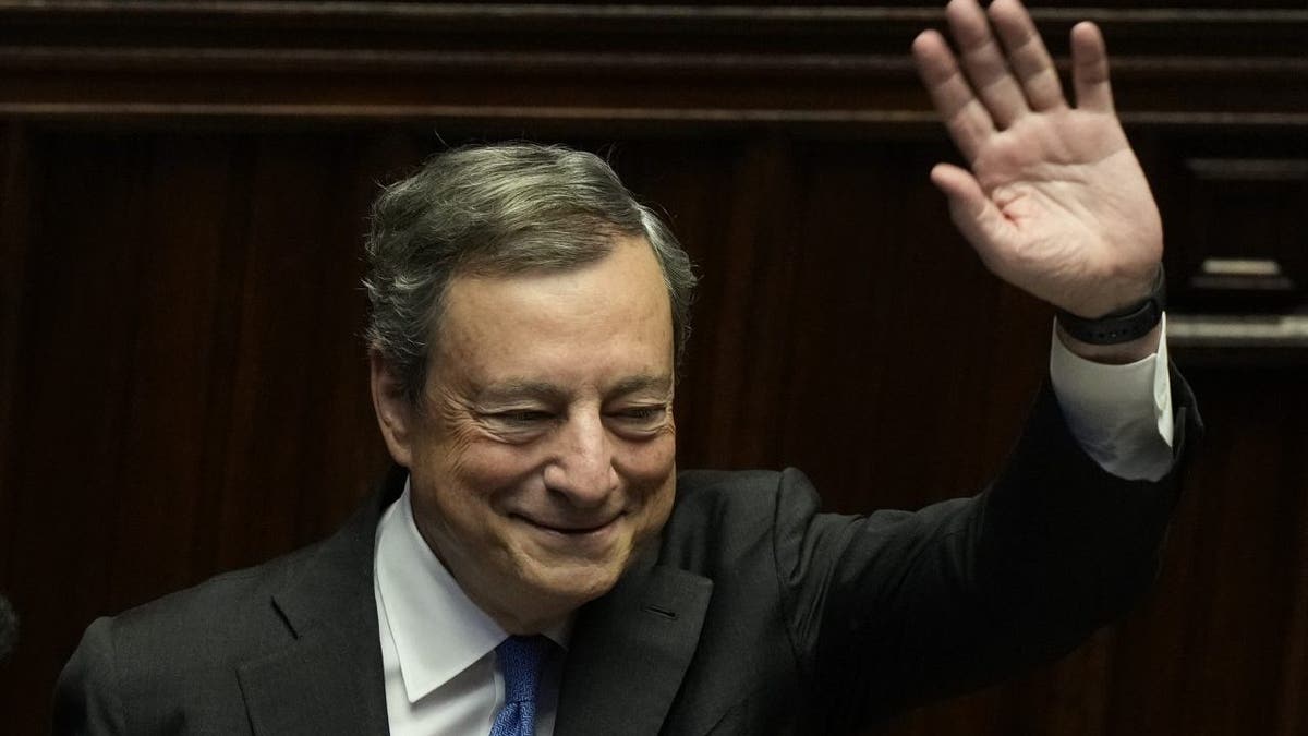Italian Premier Mario Draghi