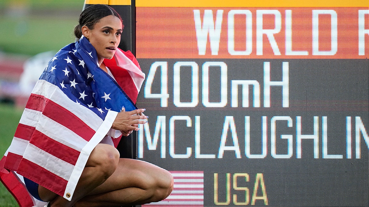 Sydney McLaughlin breaks world record