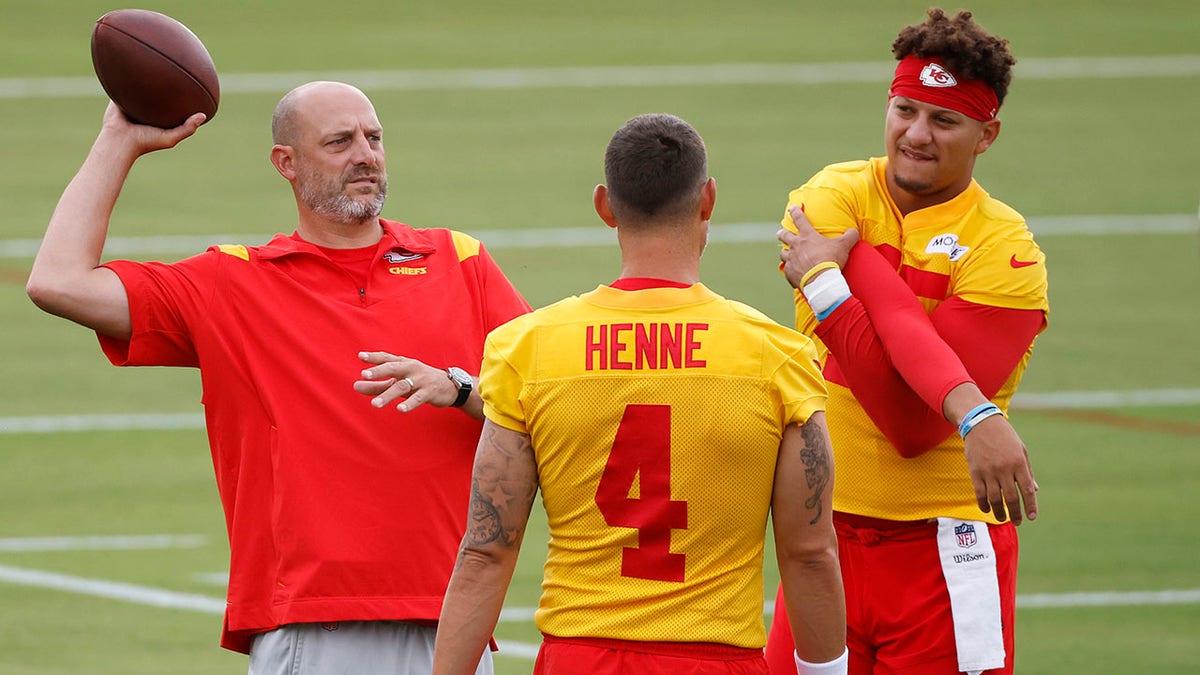 Chiefs QB Patrick Mahomes at training camp