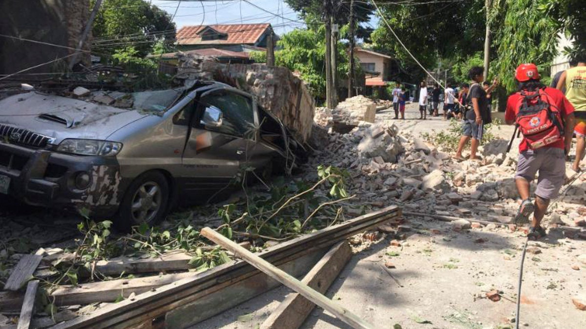 Philippines Earthquake damage