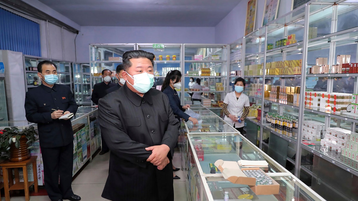 Kim Jong Un in a store