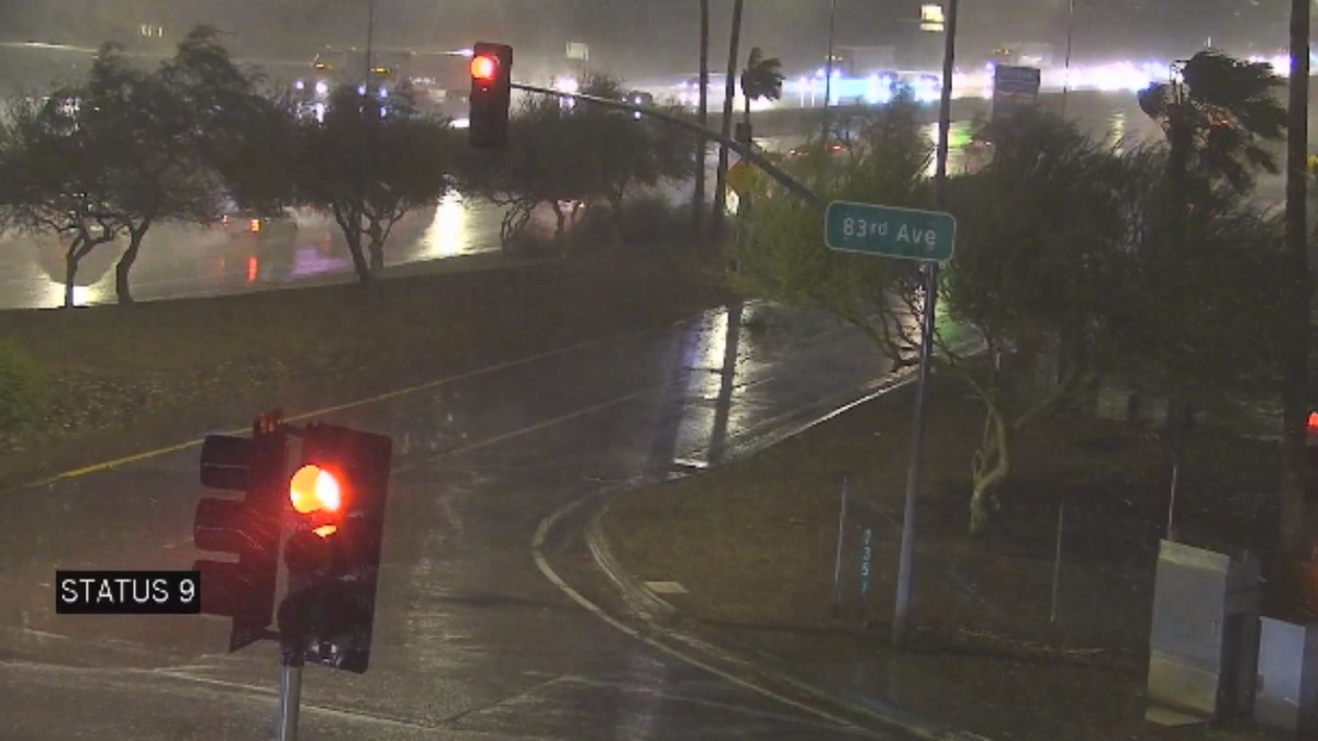 Arizona roads rainfall