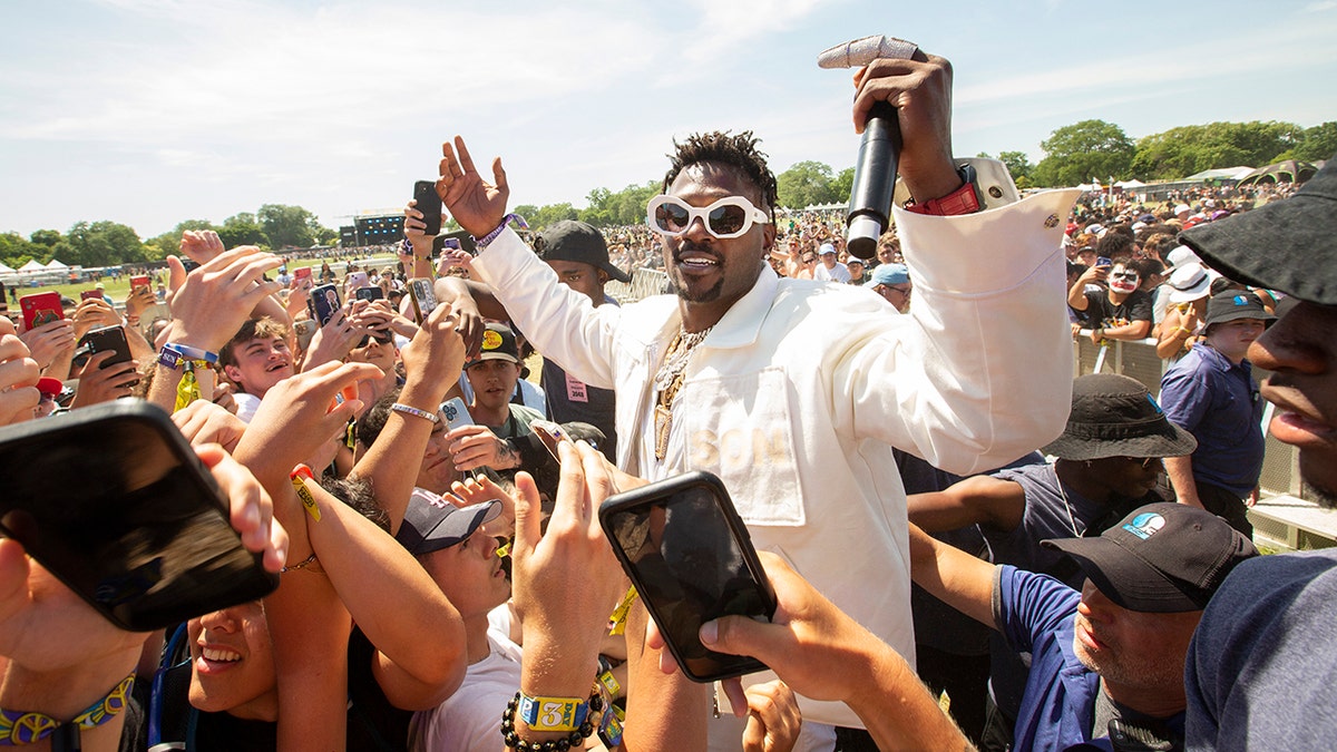 Antonio Brown at the Summer Smash Festival