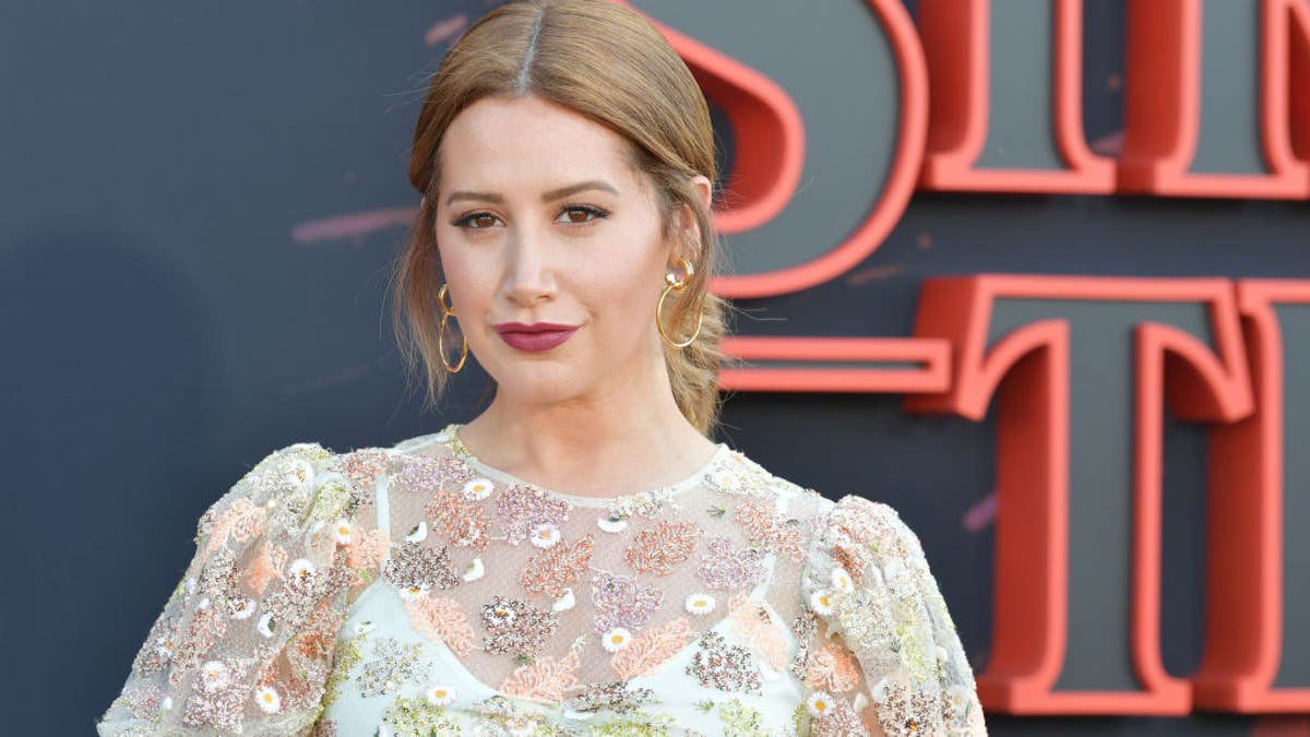Ashley Tisdale at a Netflix premiere