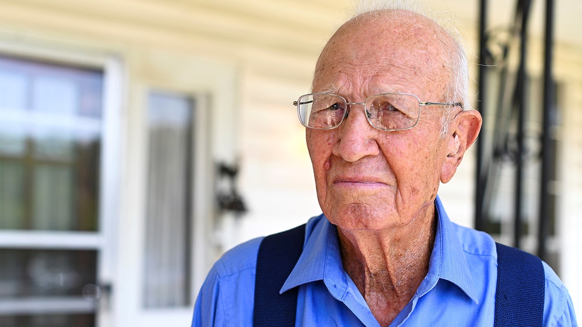 Bradford Freeman, assigned to Easy Company that was portrayed in "Band of Brothers," is seen in 2020.