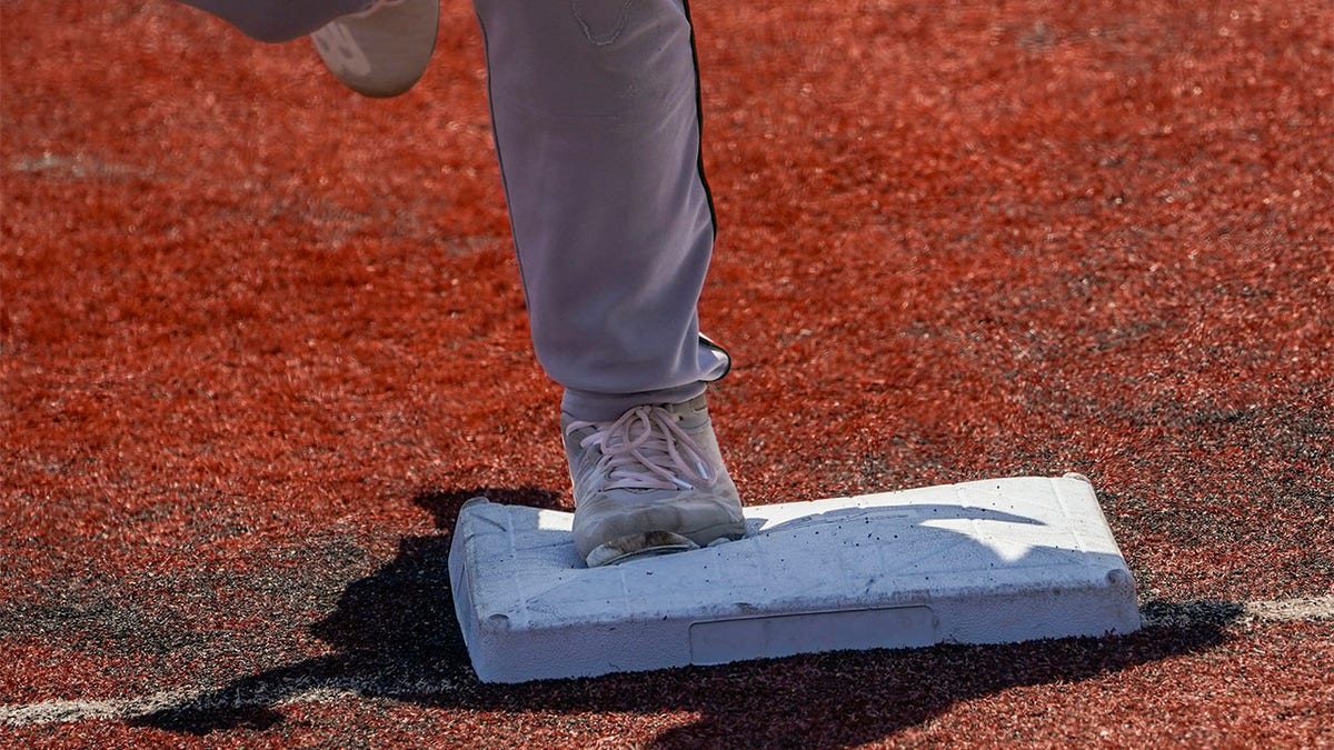 A base being stepped on
