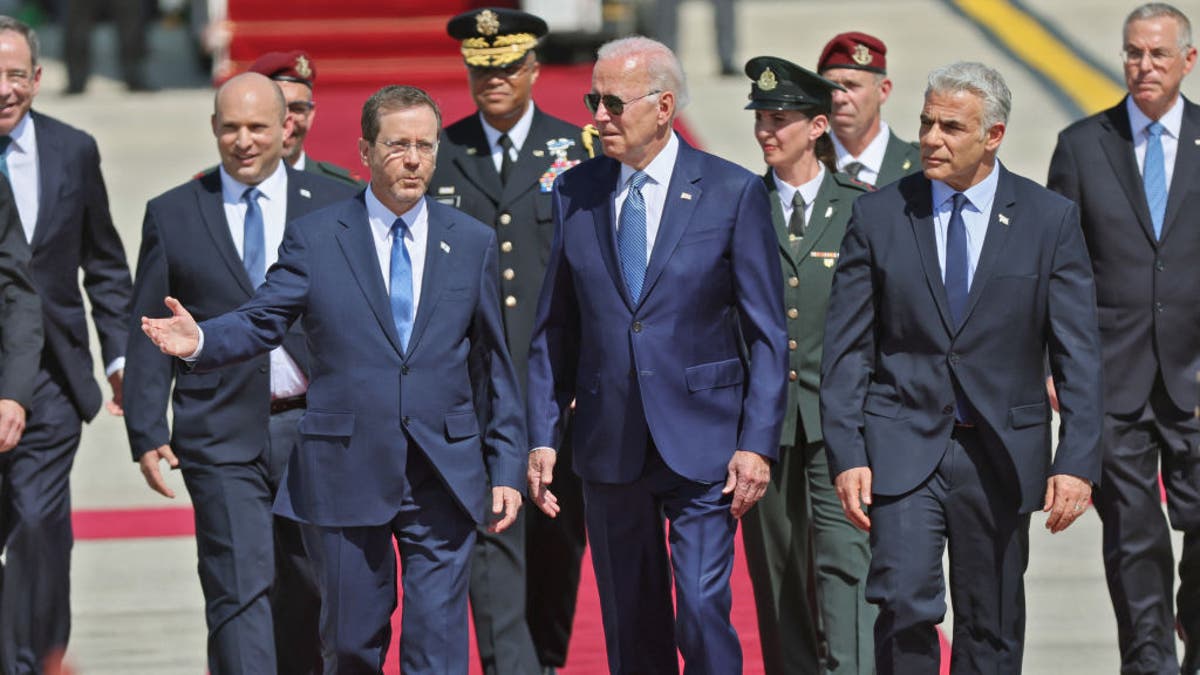 Biden with Israeli President