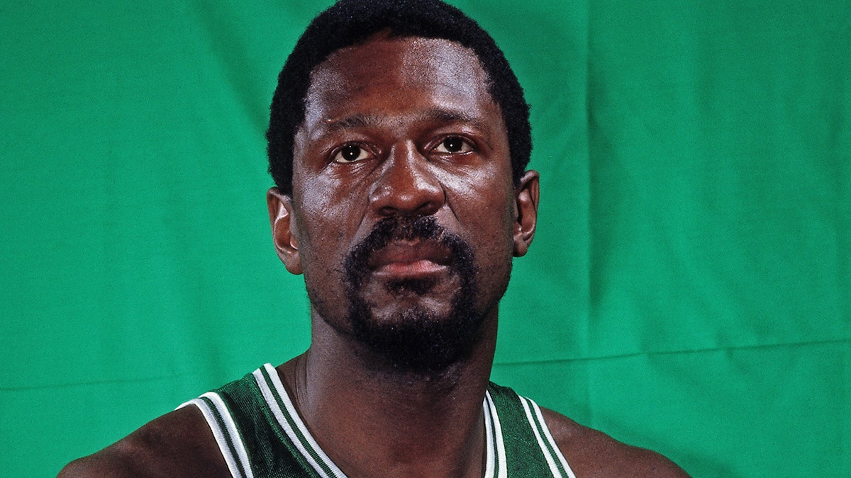 Bill Russell as a Boston Celtics player