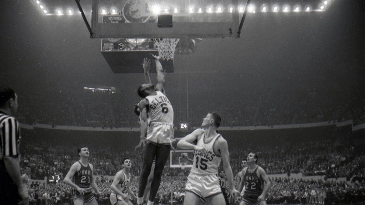 Bill Russell against the Hawks