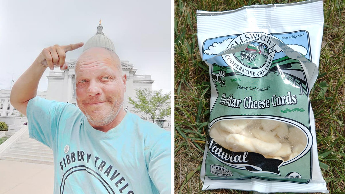 NY man cycles across America Wisconsin