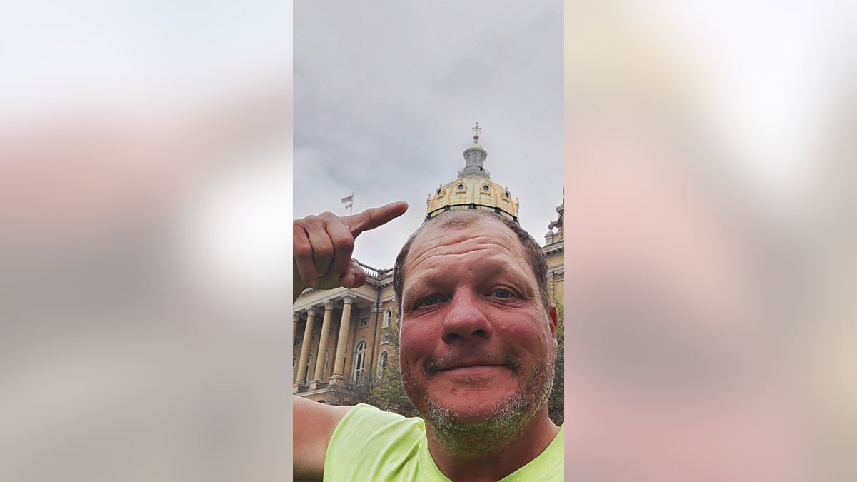 Bob Barnes at Iowa capitol