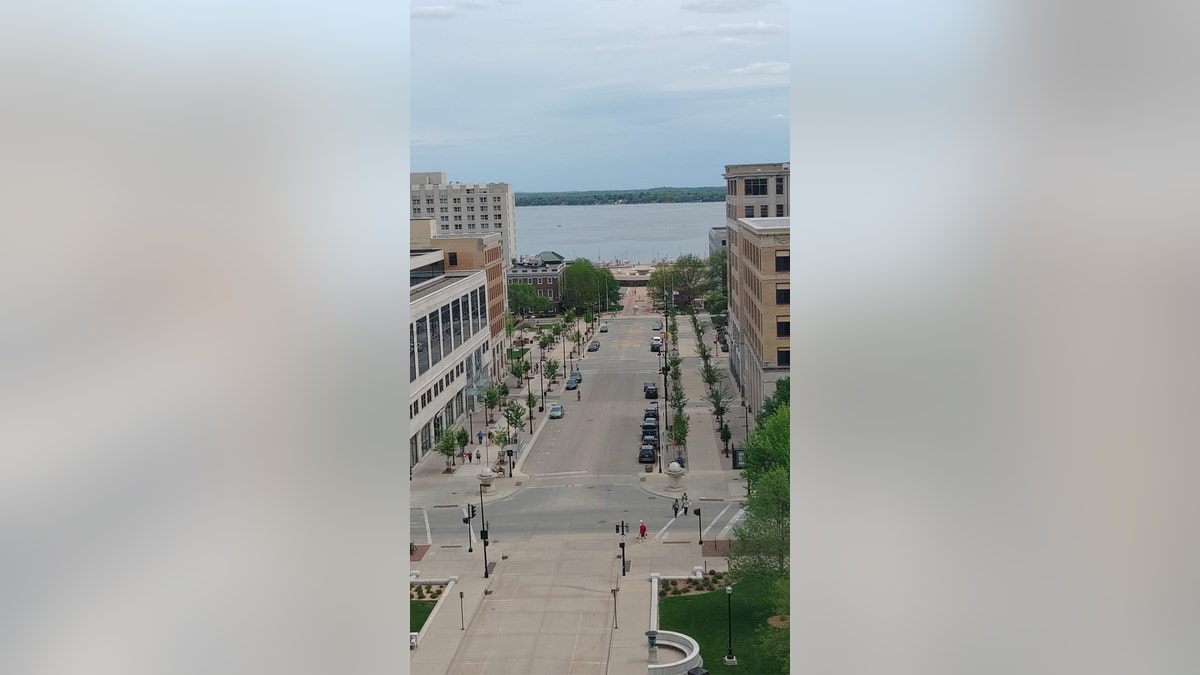 Madison Wisconsin from capitol 