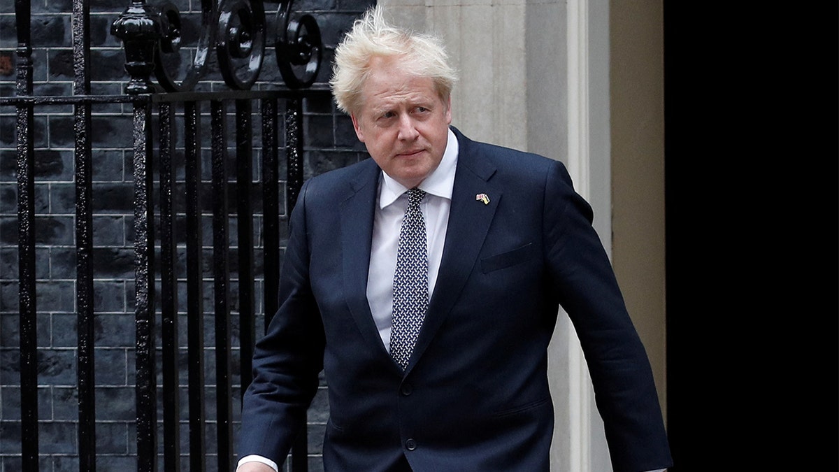 UK Prime Minister Boris Johnson announces his resignation in London July 7, 2022