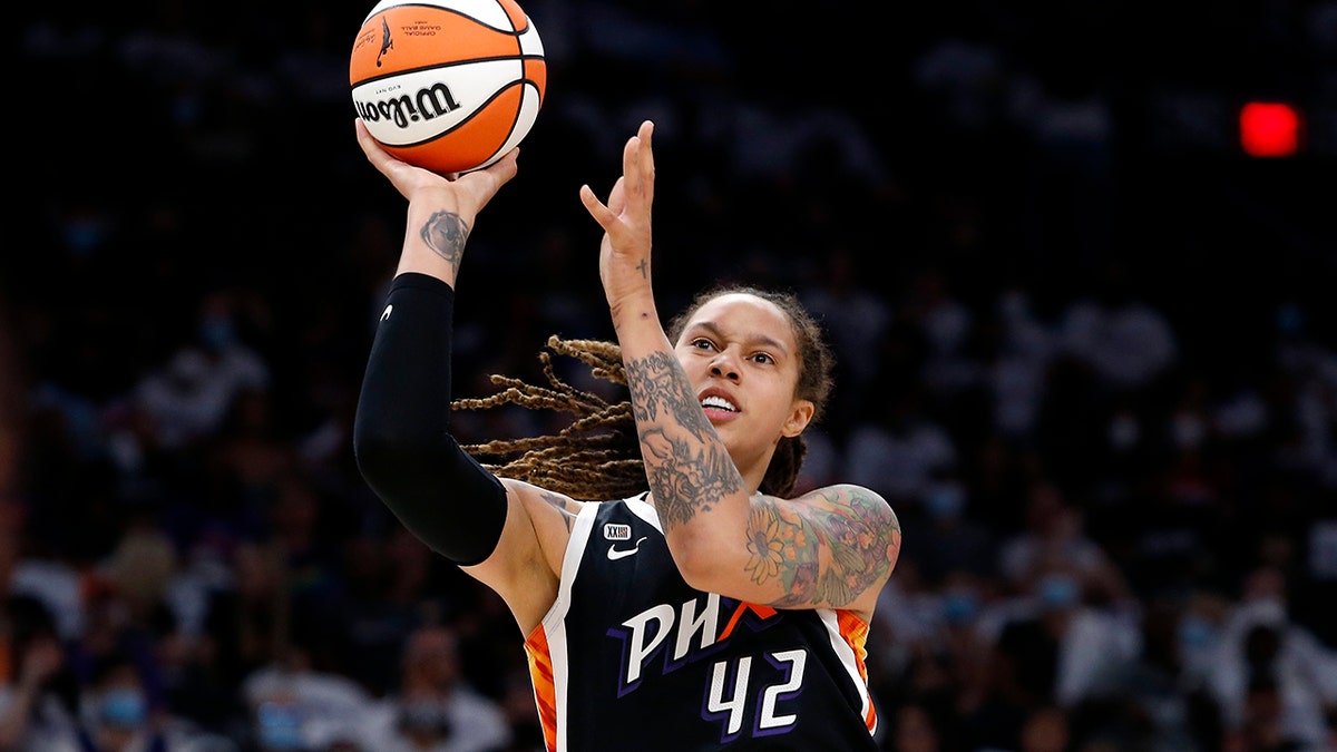 Brittney Griner in the 2021 WNBA playoffs