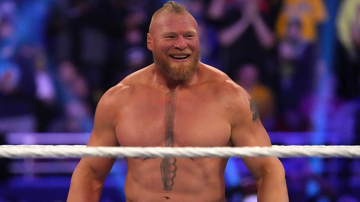 Brock Lesnar at the 2022 Royal Rumble