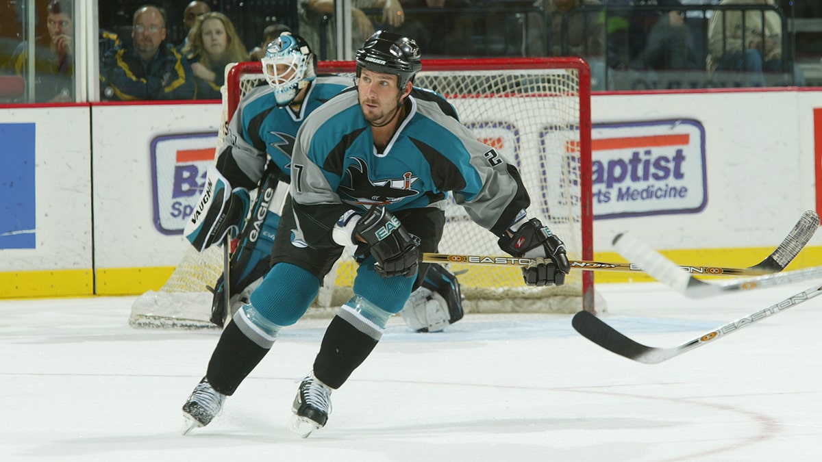 Bryan Marchment plays for the Sharks