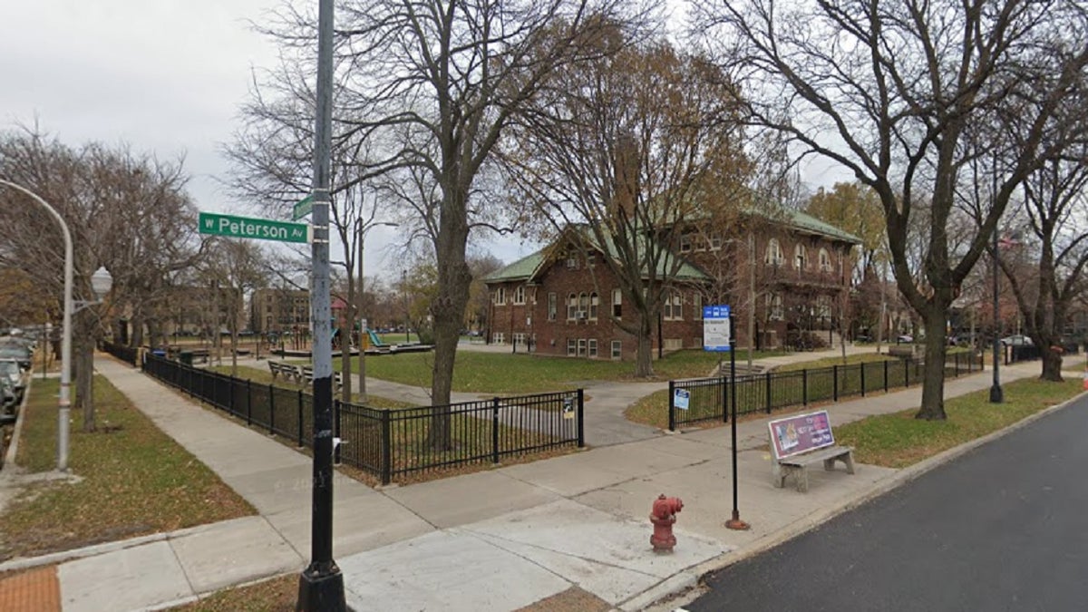 Google Street View image of Green Briar Park in Chicago
